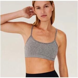 Splits59 Loren Seamless Bra A5001 Heather Grey Size XS/S NWT Athleisure Gym